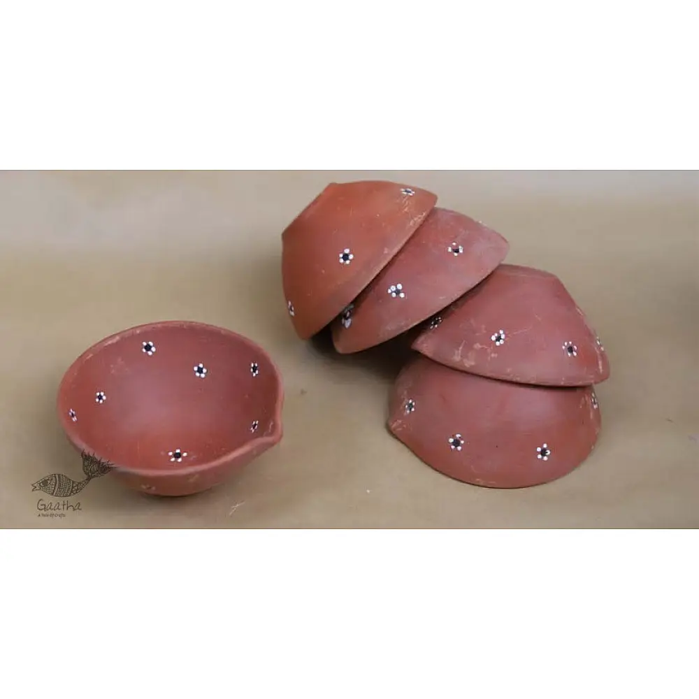 Maati Ka Kaam ● Diya - Large Diyas { Set of Two } ● 12